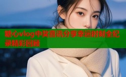 糖心vlog中奖喜讯分享幸运时刻全纪录精彩回顾