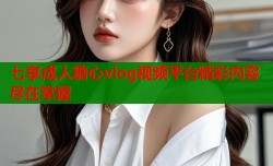 七享成人糖心vlog视频平台精彩内容尽在掌握