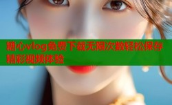 糖心vlog免费下载无限次数轻松保存精彩视频体验