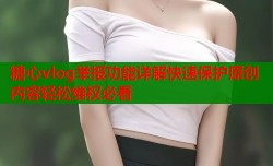 糖心vlog举报功能详解快速保护原创内容轻松维权必看