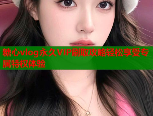 糖心vlog永久VIP刷取攻略轻松享受专属特权体验  第1张