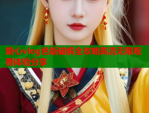糖心vlog色版破解全攻略高清无限观看体验分享  第1张