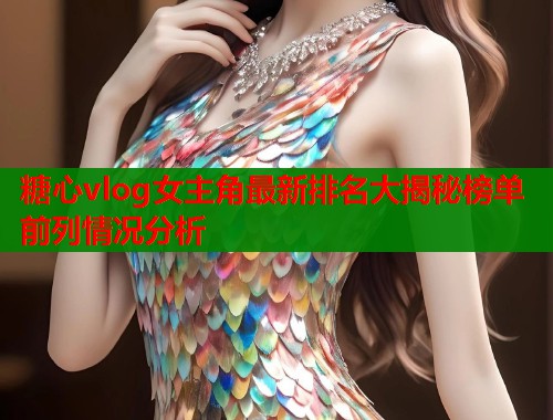 糖心vlog女主角最新排名大揭秘榜单前列情况分析  第1张