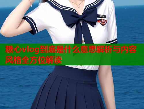 糖心vlog到底是什么意思解析与内容风格全方位解读  第1张