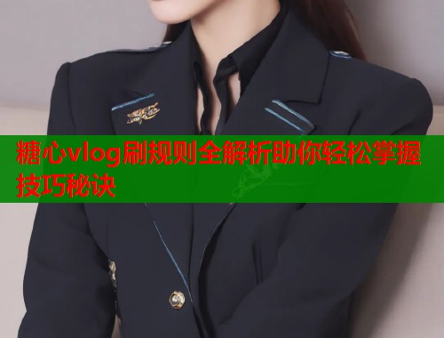 糖心vlog刷规则全解析助你轻松掌握技巧秘诀  第1张