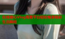 在线糖心Vlog观看平台轻松畅享精彩生活瞬间