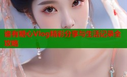 谁有糖心Vlog精彩分享与生活记录全攻略