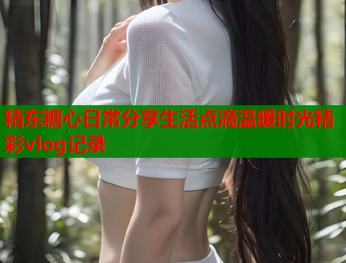 精东糖心日常分享生活点滴温暖时光精彩vlog记录  第1张