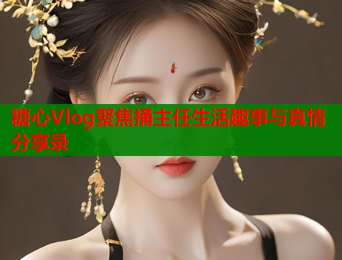 糖心Vlog聚焦捅主任生活趣事与真情分享录  第1张
