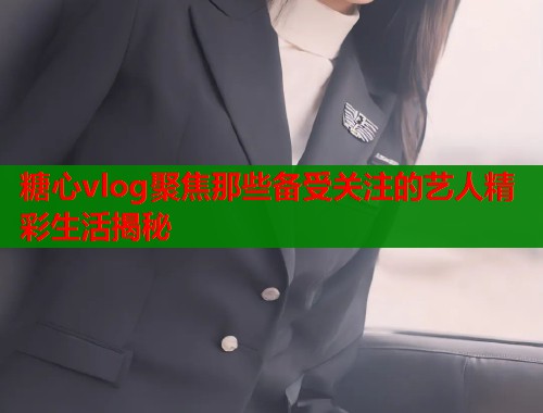 糖心vlog聚焦那些备受关注的艺人精彩生活揭秘  第1张